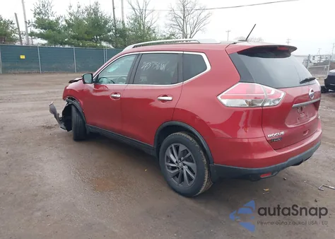 2016 Nissan Rogue Sl из США, поврежденный, VIN 5N1AT2MV4GC794678